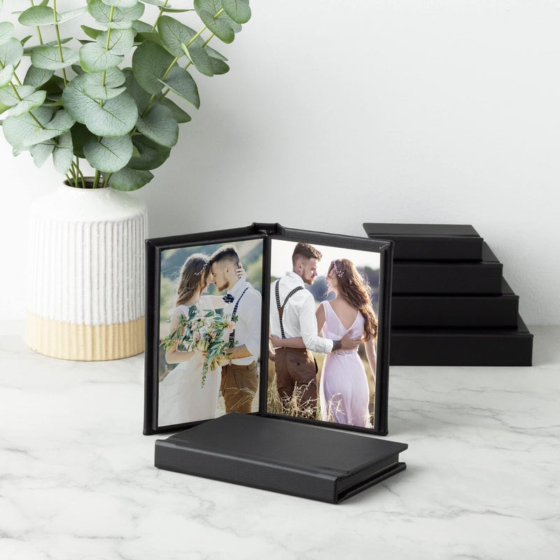Neil Enterprises, Inc ألبوم صور جلد أسود ذاتي اللصق من نيل إنتربرايزس إنك 4" × 6" - يحمل 10 صور - Image 5
